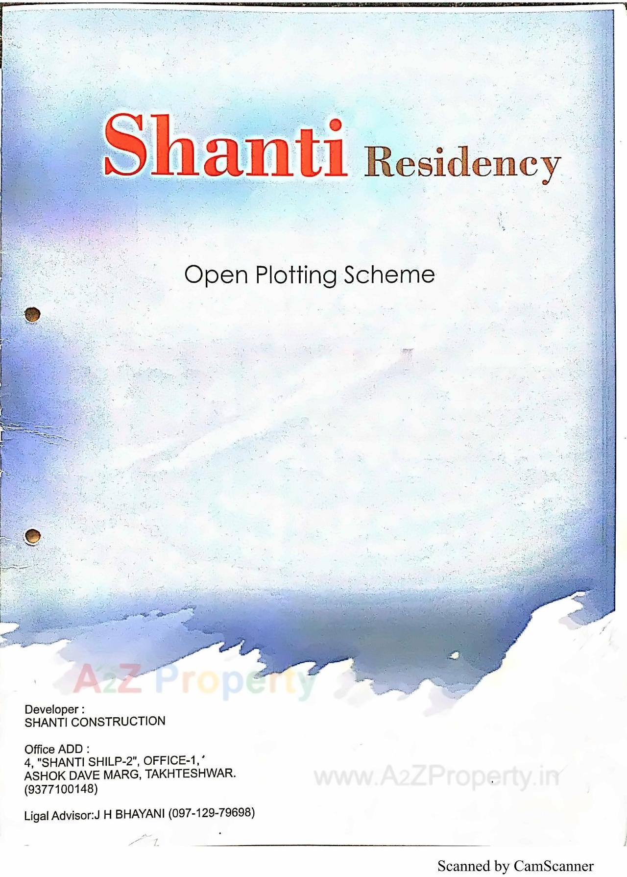  of real estate project Shanti Residency located at Adhewada, Bhavnagar, Gujarat