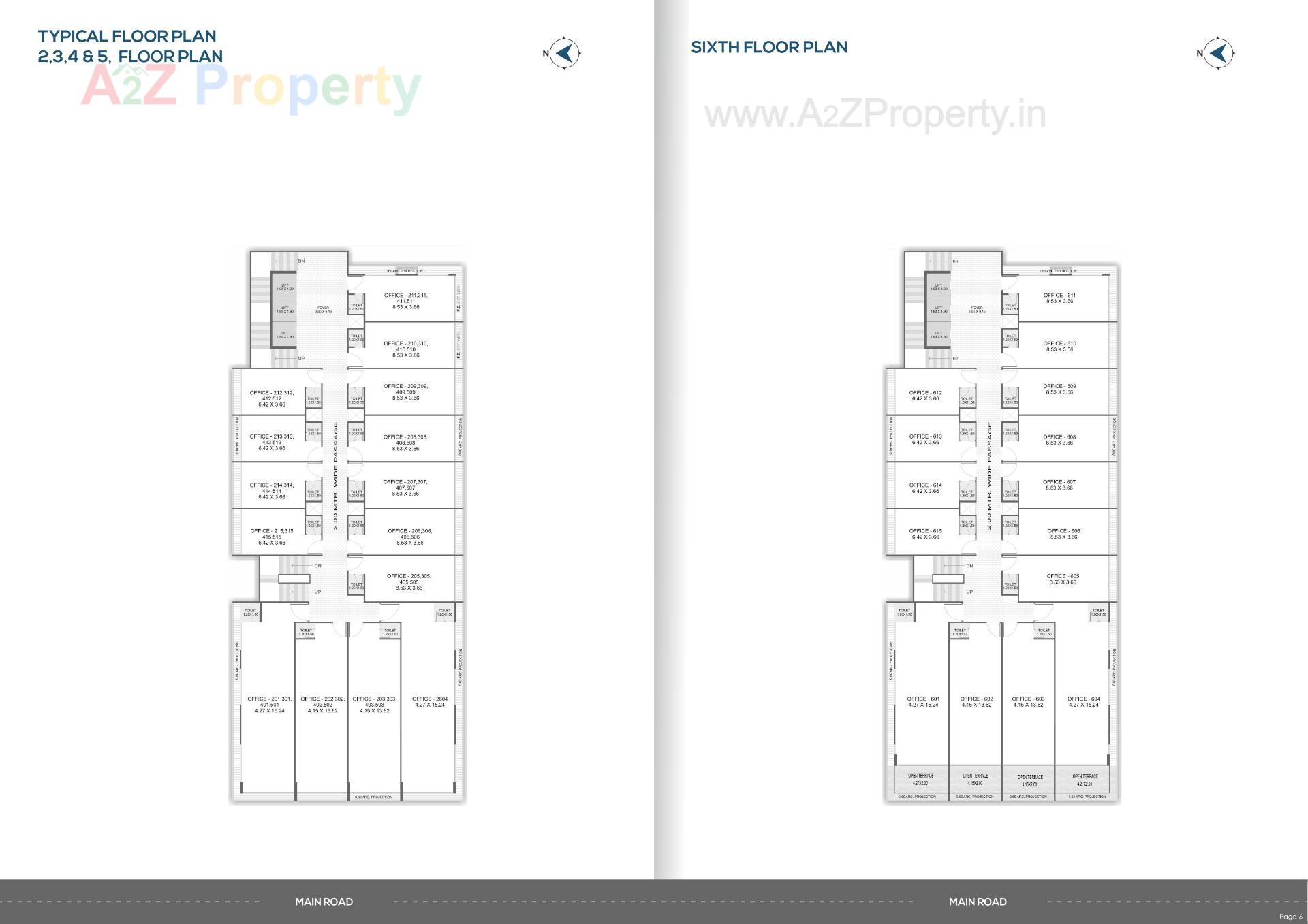 Layout of real estate project Shanti Sky located at Bhavnagar, Bhavnagar, Gujarat