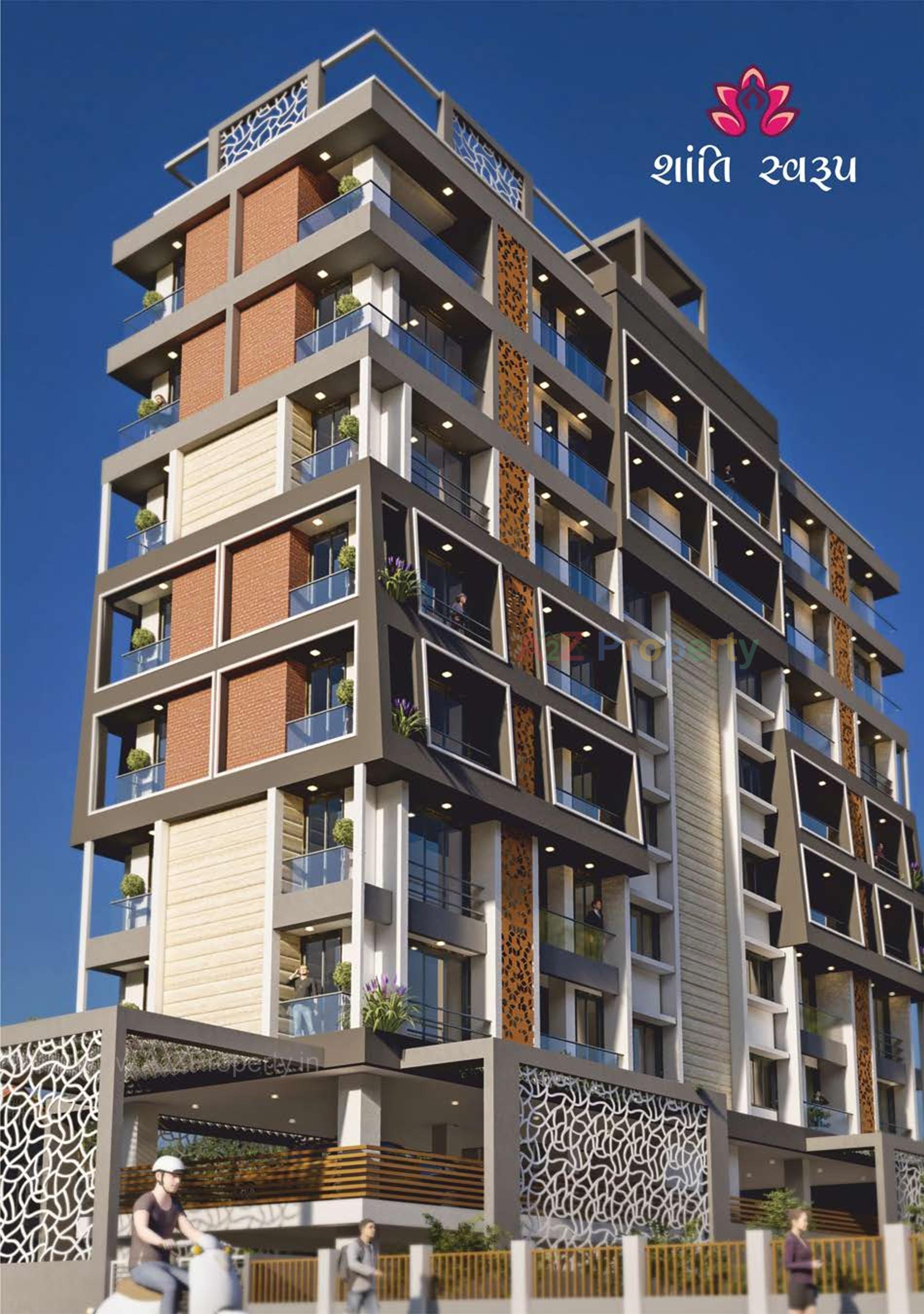 3D Elevation of real estate project Shanti Swaroop located at Bhavnagar, Bhavnagar, Gujarat