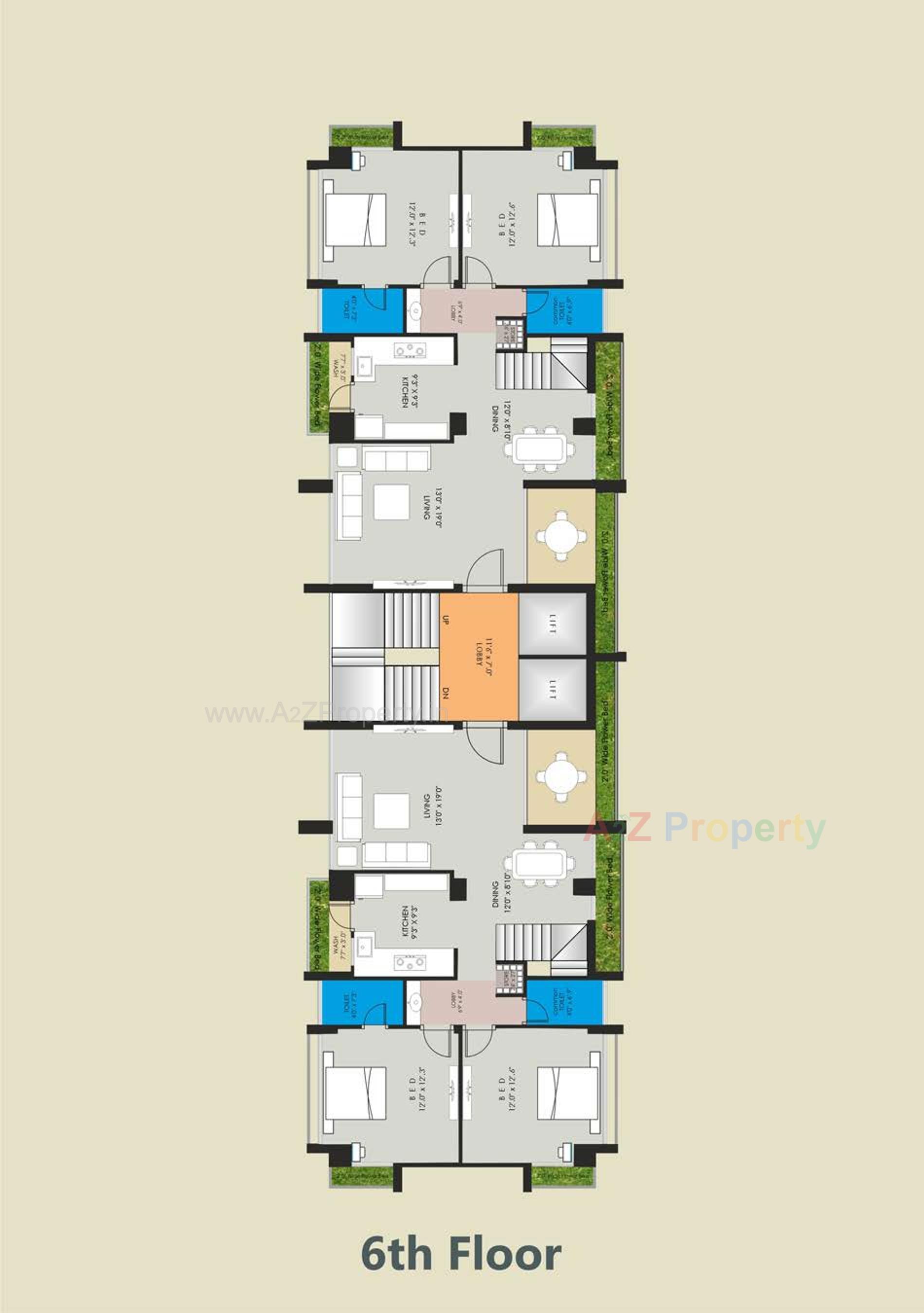 Layout of real estate project Shanti Swaroop located at Bhavnagar, Bhavnagar, Gujarat
