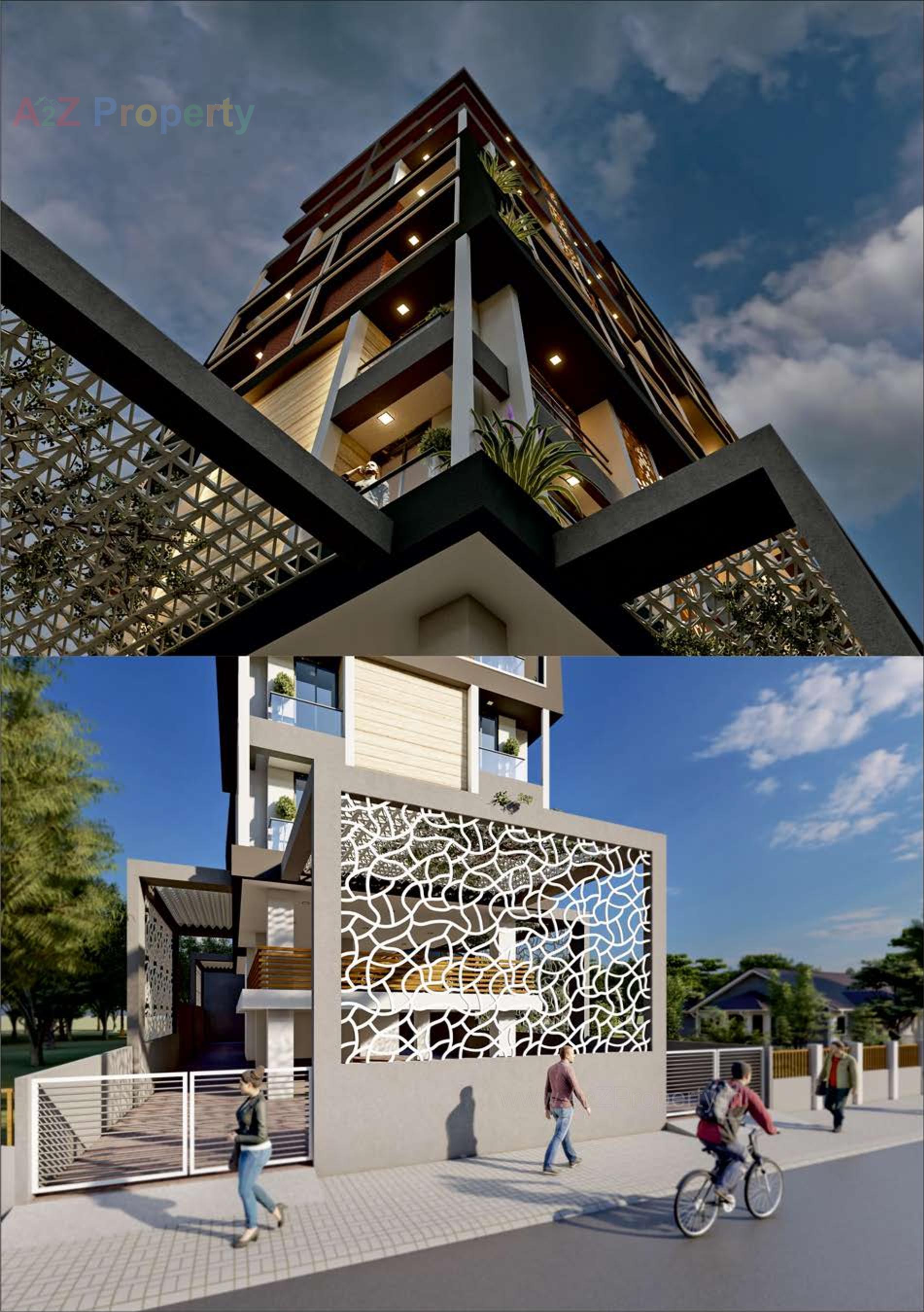 3D Elevation of real estate project Shanti Swaroop located at Bhavnagar, Bhavnagar, Gujarat