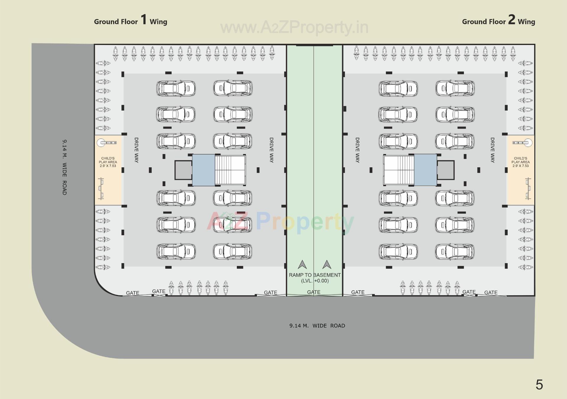 Layout of real estate project Shanti Utsav located at Bhavnagar, Bhavnagar, Gujarat