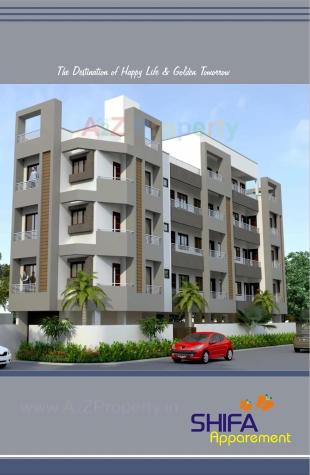 Elevation of real estate project Shifa Apartment located at Bhavnagar, Bhavnagar, Gujarat