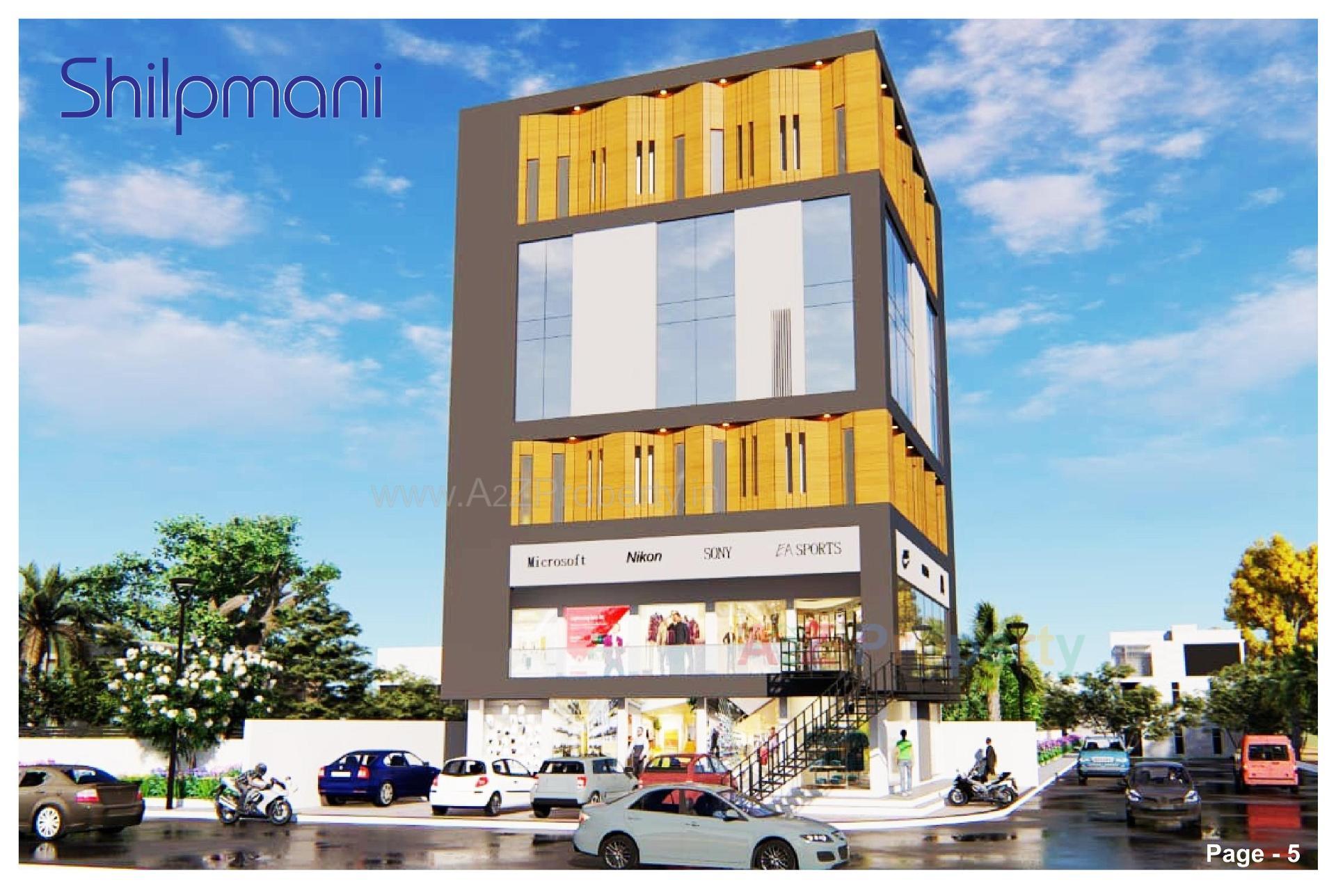 3D Elevation of real estate project Shilpmani located at Adhevada, Bhavnagar, Gujarat