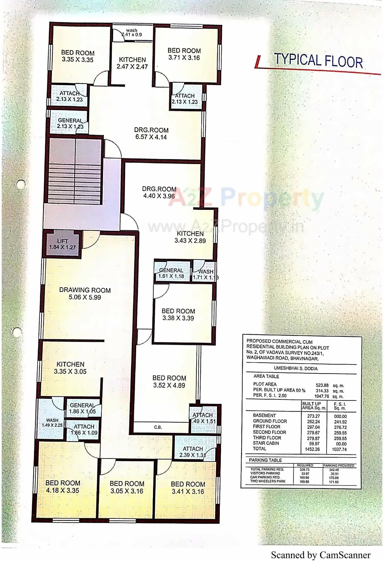 Layout of real estate project Shiv Elite located at Bhavnagar, Bhavnagar, Gujarat