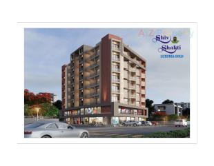 Elevation of real estate project Shiv Shakti Luxuria Gold located at Vadva, Bhavnagar, Gujarat