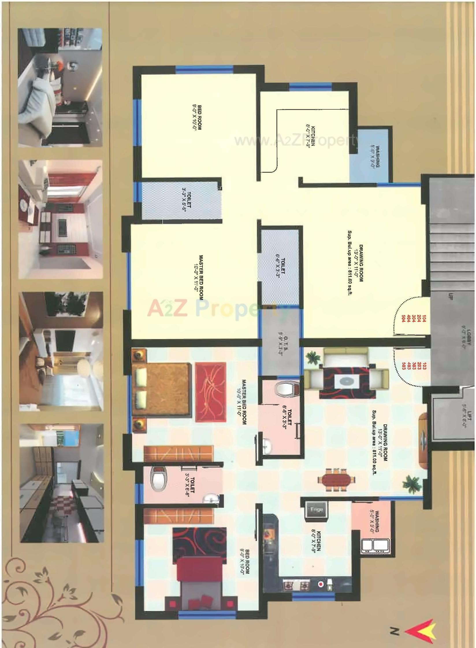 Layout of real estate project Shiv Shakti Residency located at Bhavnagar, Bhavnagar, Gujarat