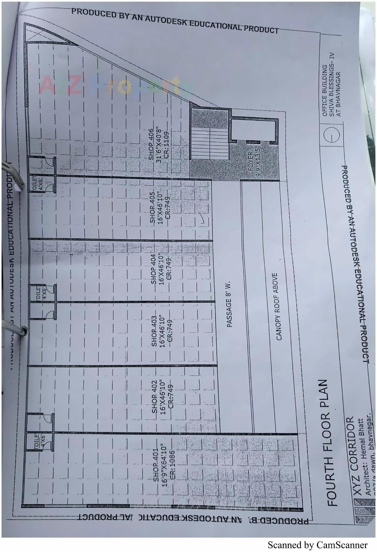 Layout of real estate project Shiva Blessing located at Vaghavadi-road, Bhavnagar, Gujarat