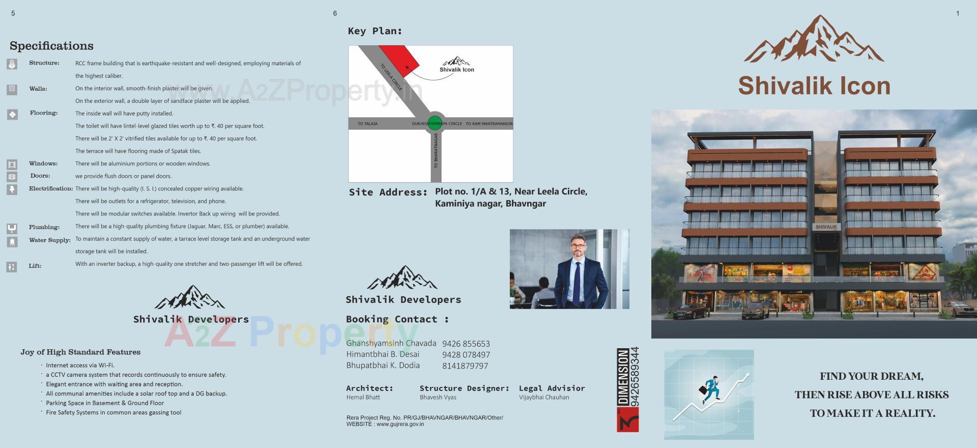  of real estate project Shivalik Icon located at Adhewada, Bhavnagar, Gujarat