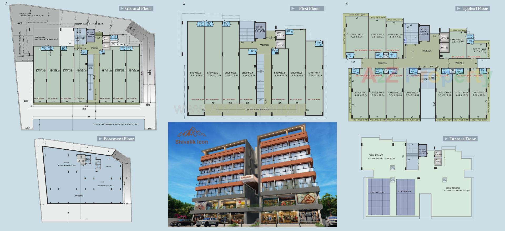  of real estate project Shivalik Icon located at Adhewada, Bhavnagar, Gujarat