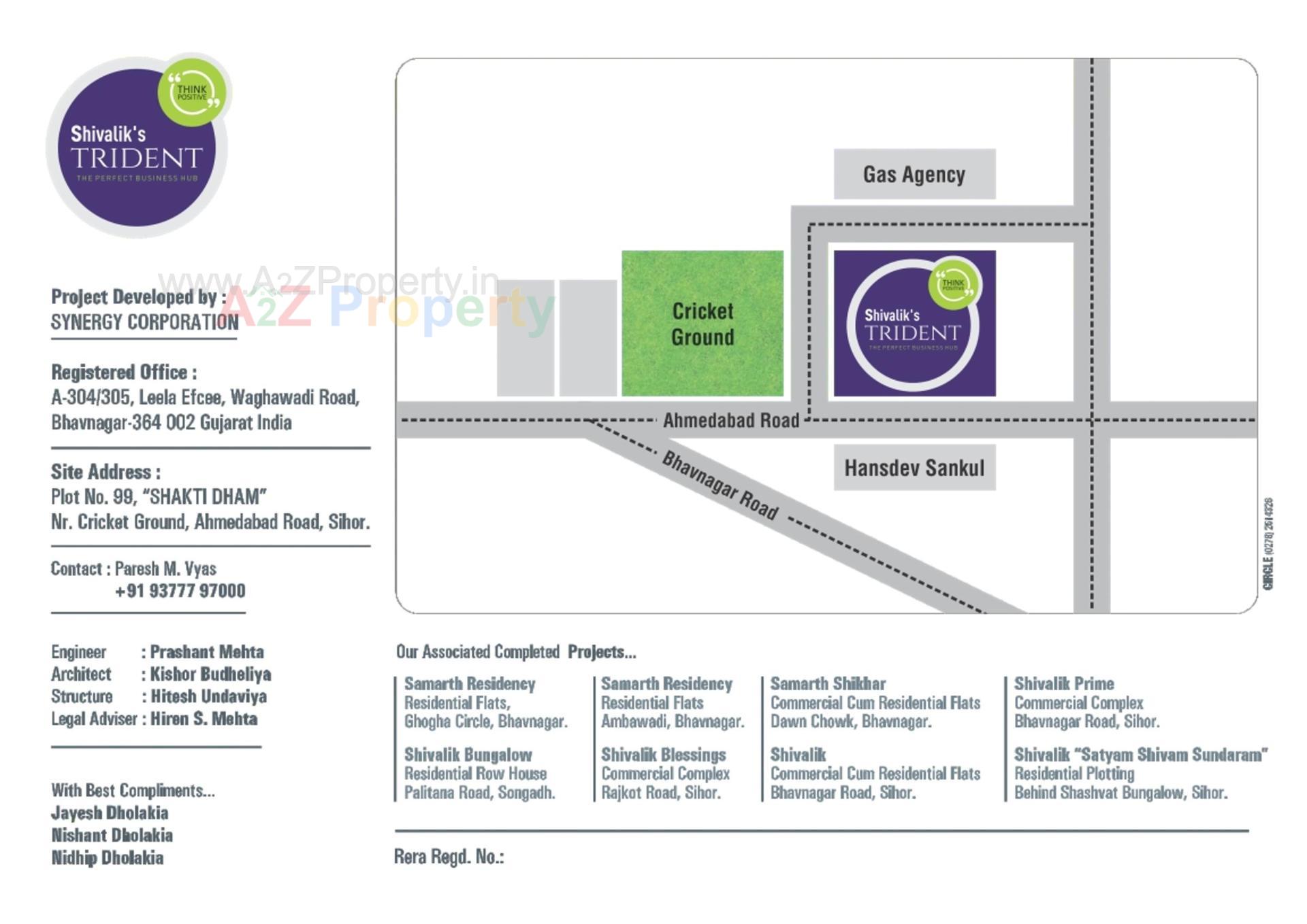  of real estate project Shivalik's Trident located at Sihor, Bhavnagar, Gujarat