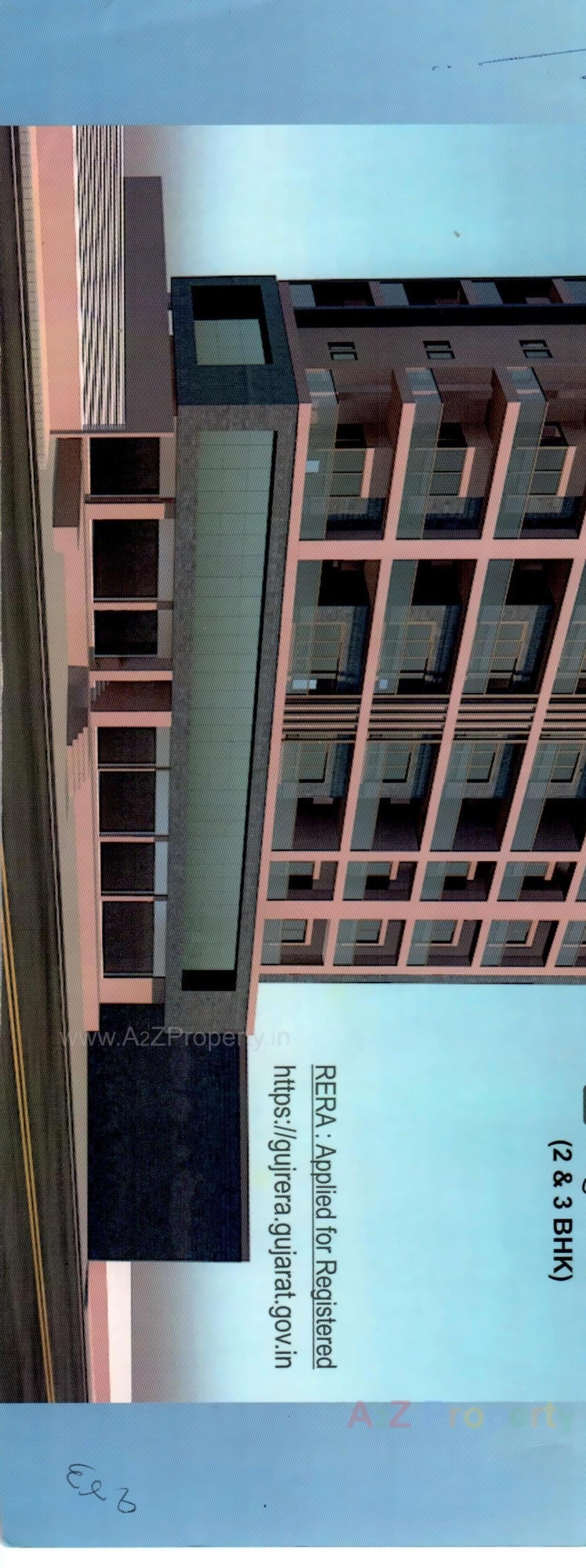 3D Elevation of real estate project Shivansh Enclave (proph R Mendapara) located at Bhavnagar, Bhavnagar, Gujarat