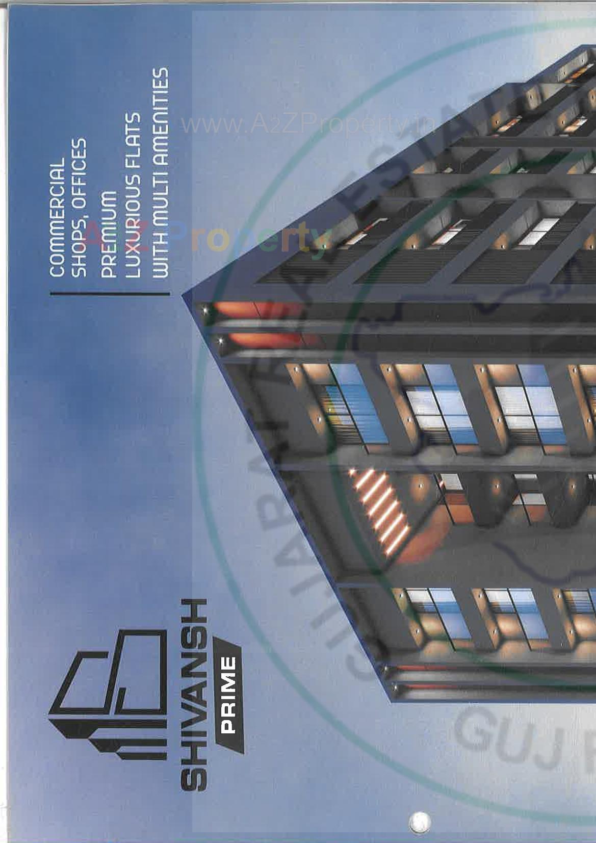 3D Elevation of real estate project Shivansh Prime located at Bhavnagar, Bhavnagar, Gujarat