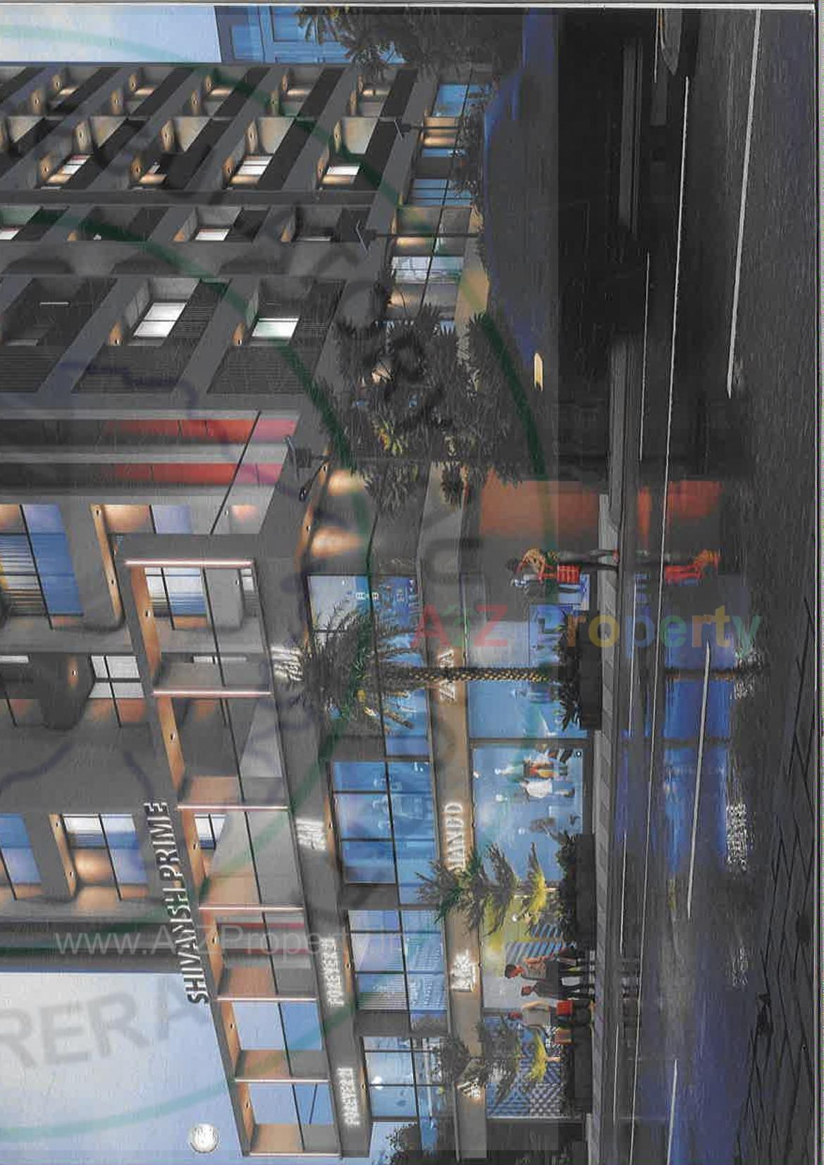 3D Elevation of real estate project Shivansh Prime located at Bhavnagar, Bhavnagar, Gujarat