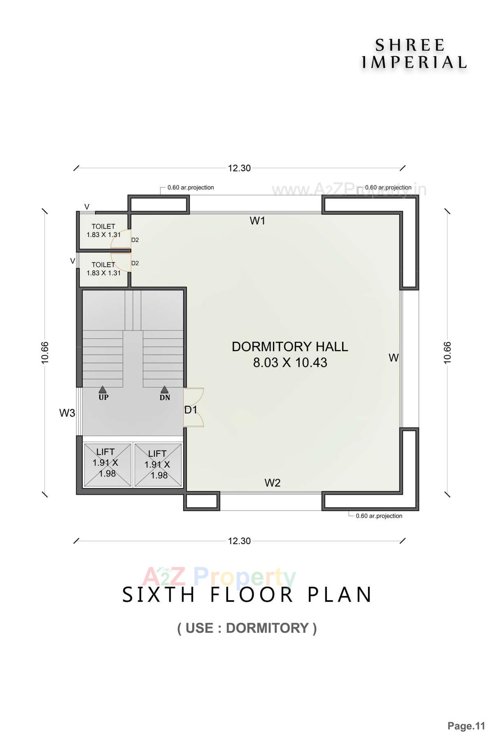 Layout of real estate project Shree Imperial located at Bhavnagar, Bhavnagar, Gujarat