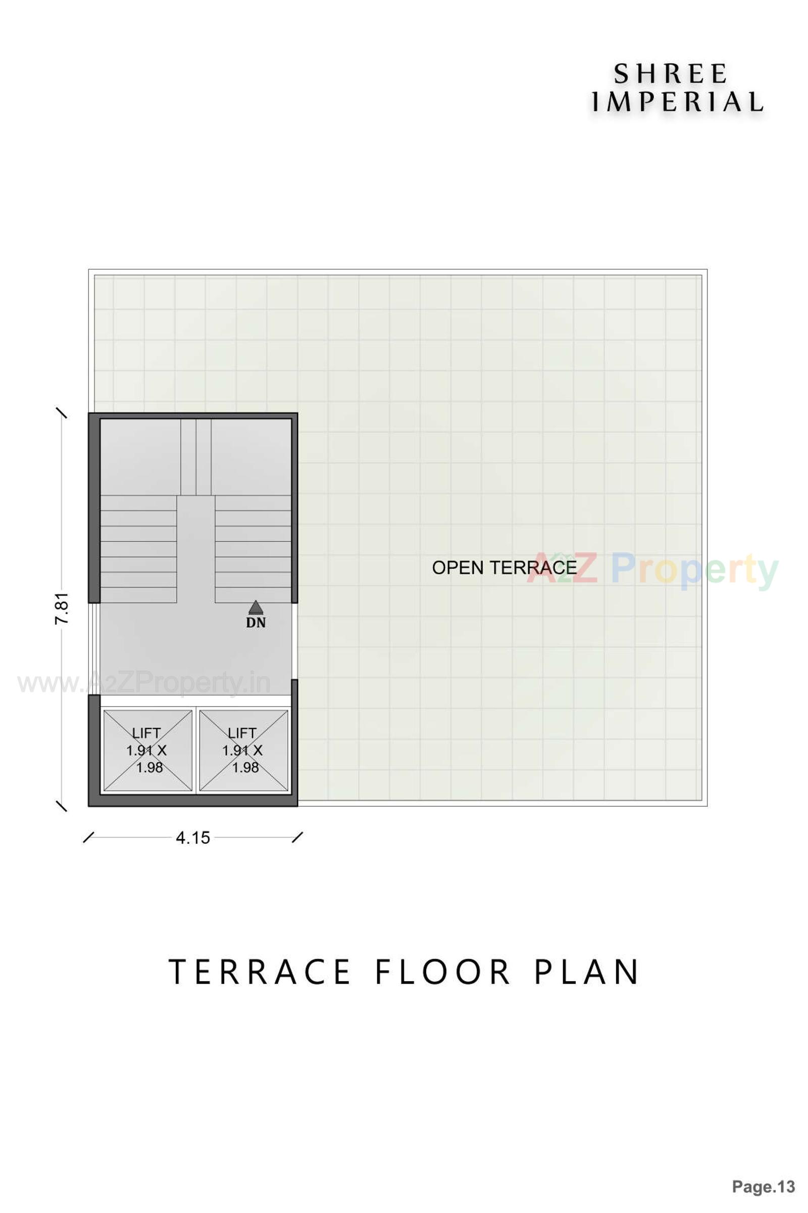 Layout of real estate project Shree Imperial located at Bhavnagar, Bhavnagar, Gujarat