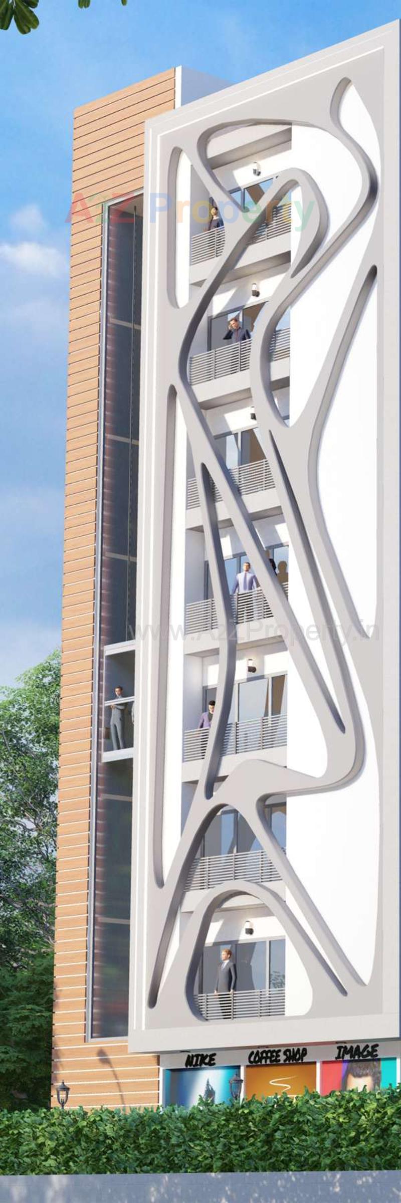 3D Elevation of real estate project Shree Imperial located at Bhavnagar, Bhavnagar, Gujarat