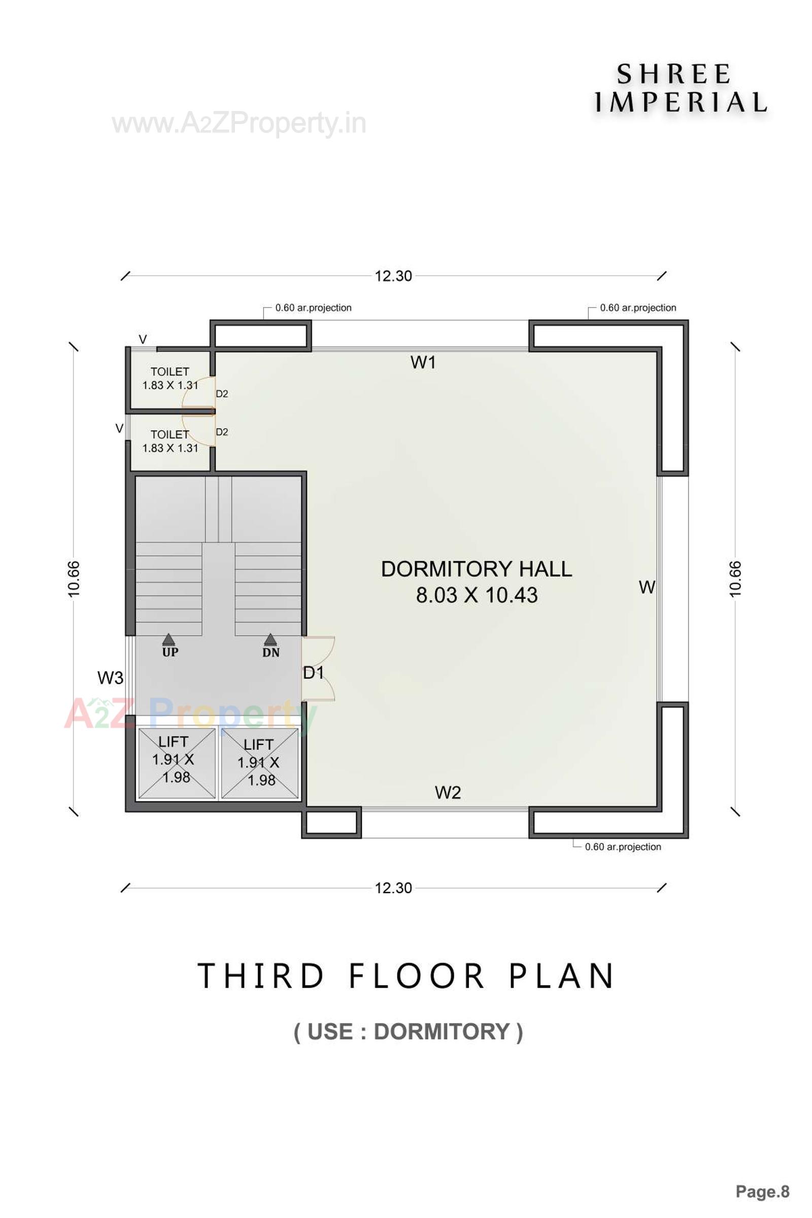 Layout of real estate project Shree Imperial located at Bhavnagar, Bhavnagar, Gujarat