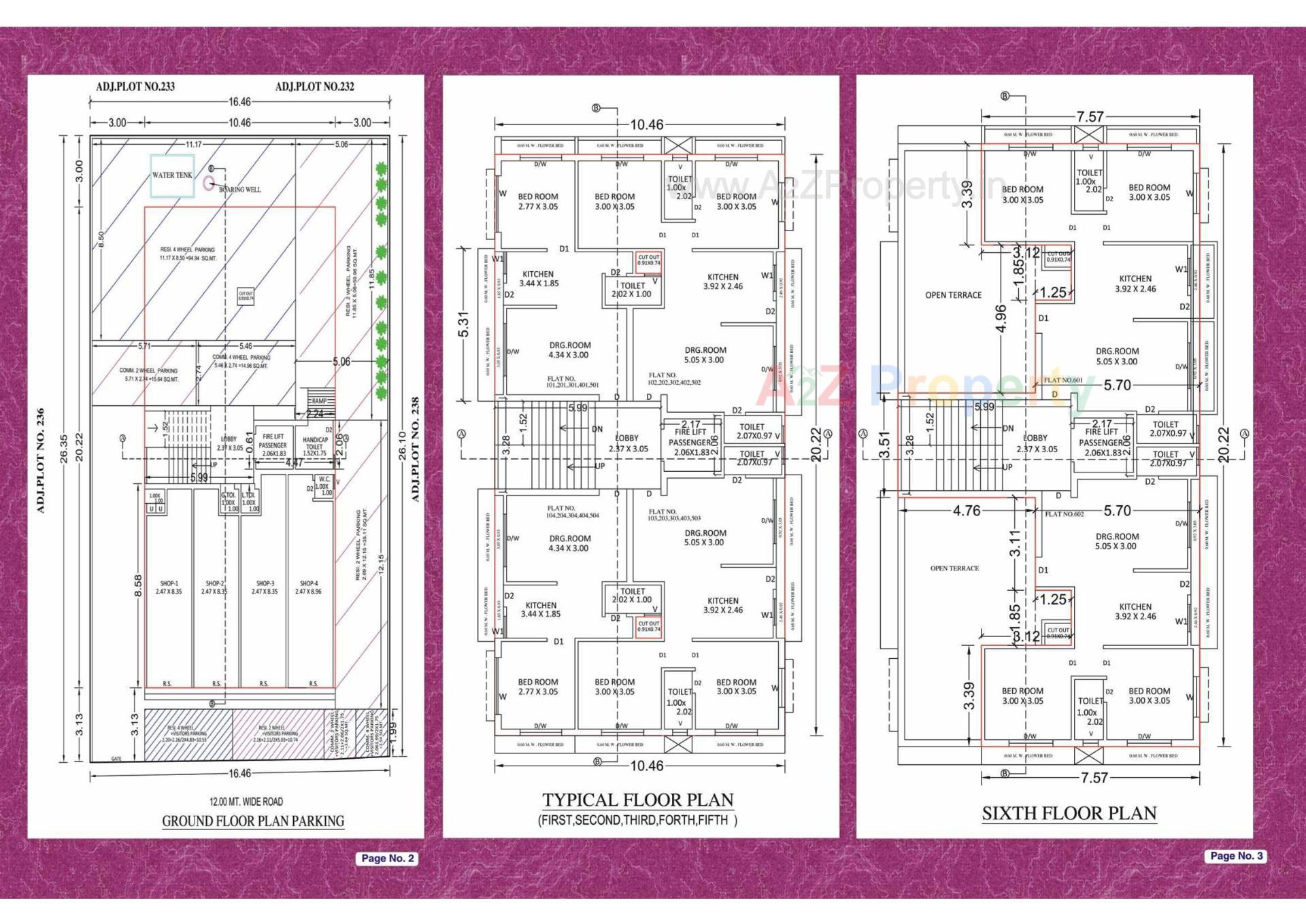 Layout of real estate project Shreeji Villa located at Fulsar, Bhavnagar, Gujarat