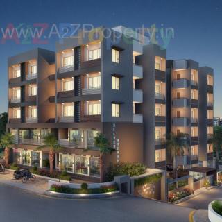 Elevation of real estate project Silver Avenue located at Tarsamiya, Bhavnagar, Gujarat