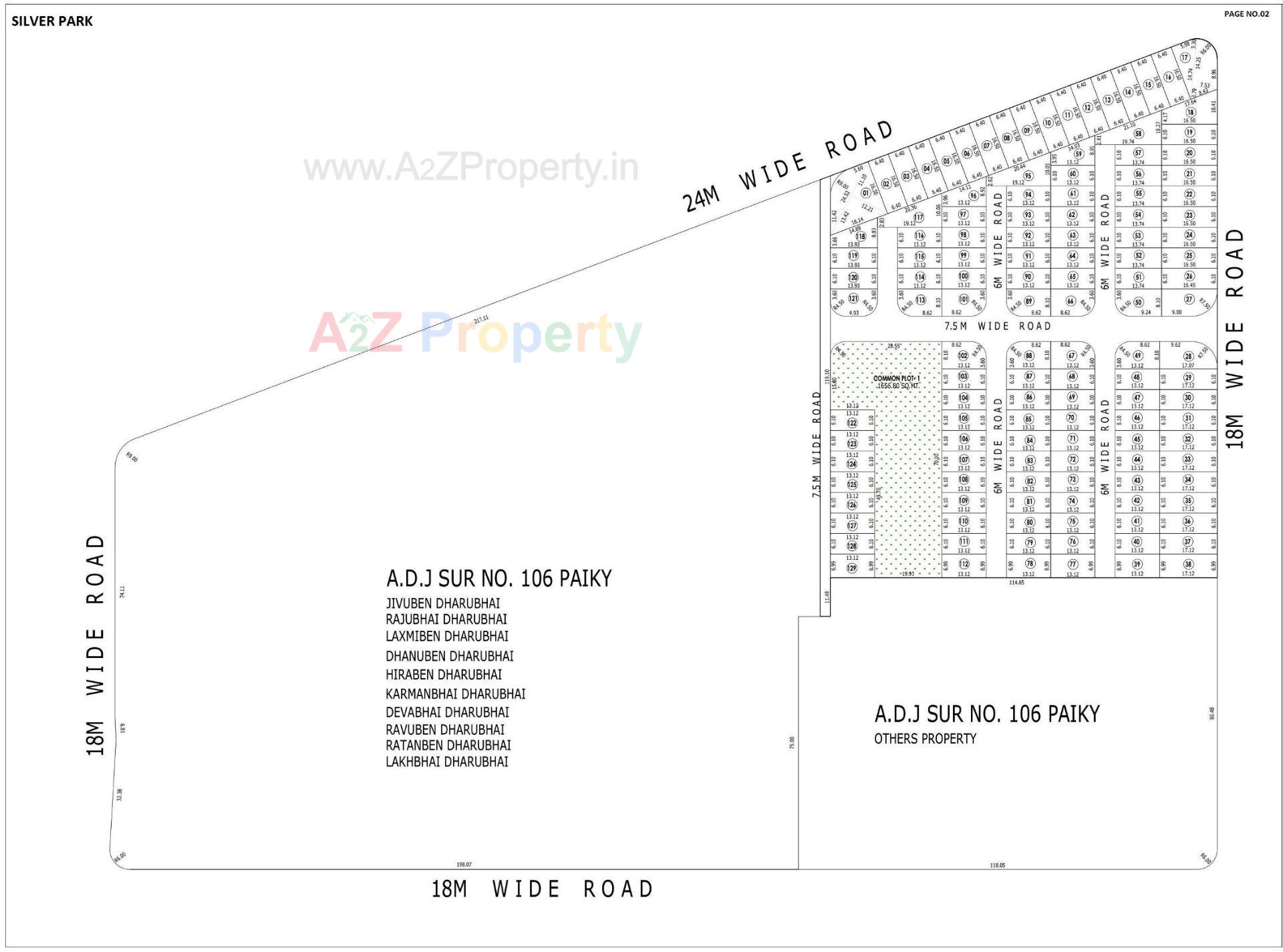  of real estate project Silver Park located at Akwada, Bhavnagar, Gujarat