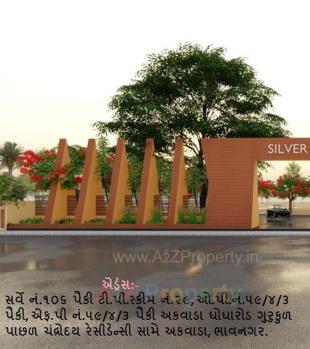 Elevation of real estate project Silver Park located at Akwada, Bhavnagar, Gujarat