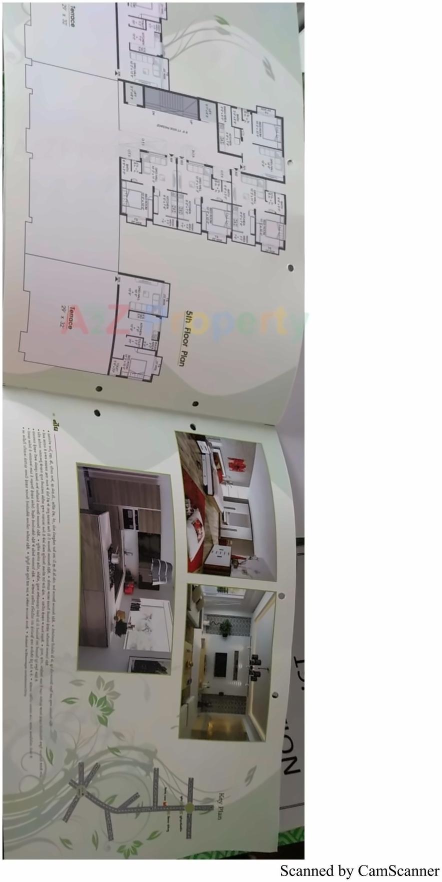 Layout of real estate project Silver Sky located at Tarsamiya, Bhavnagar, Gujarat