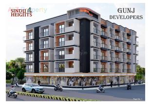 Elevation of real estate project Sindh Heights located at Bhvnagar, Bhavnagar, Gujarat