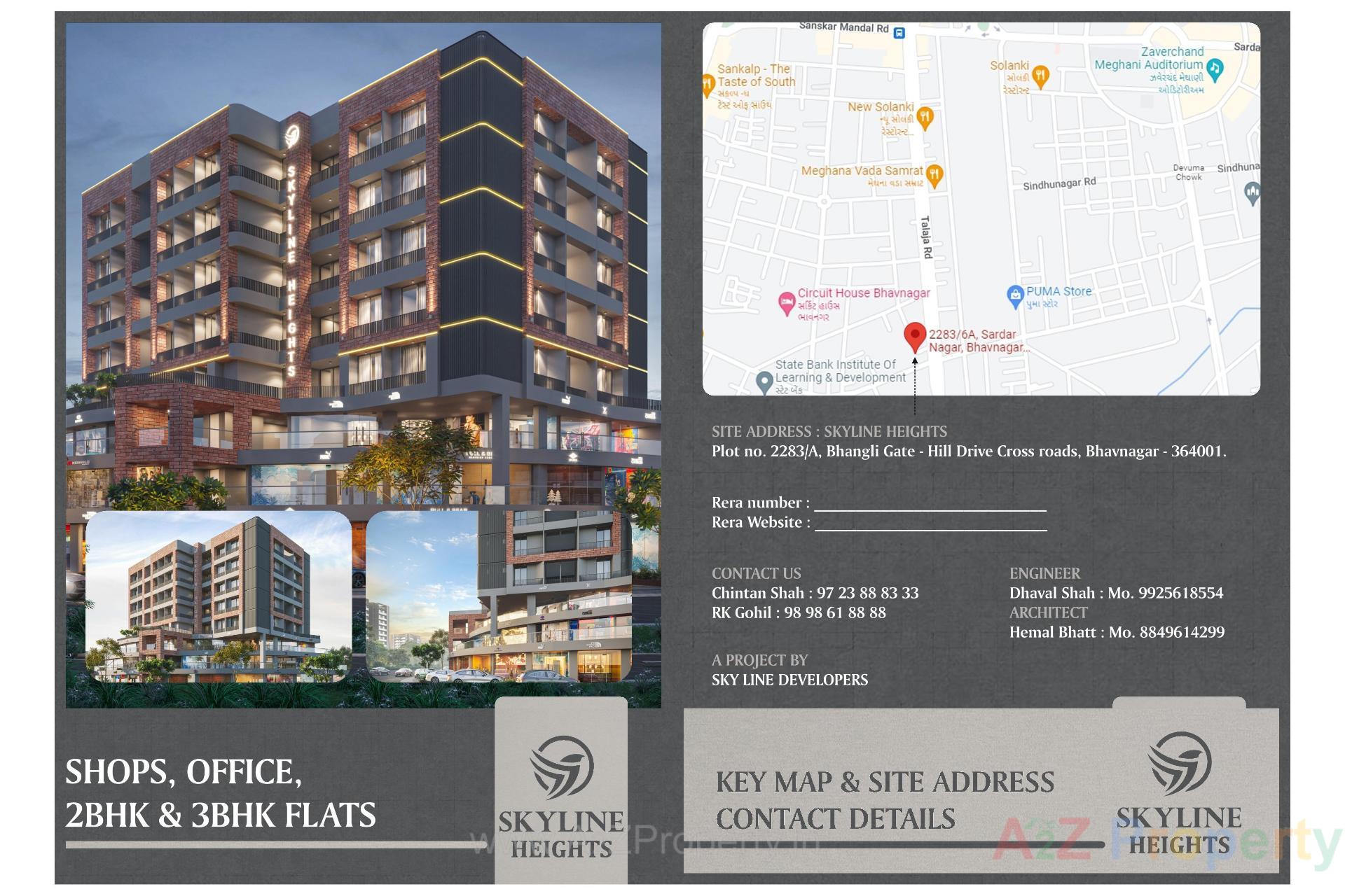  of real estate project Skyline Heights located at Bhavnagar, Bhavnagar, Gujarat