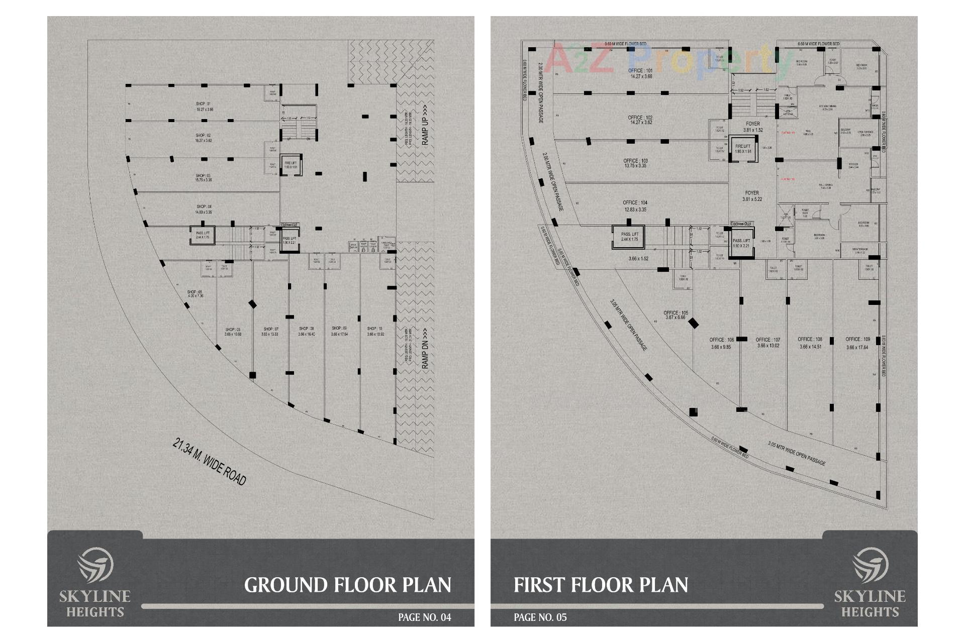  of real estate project Skyline Heights located at Bhavnagar, Bhavnagar, Gujarat