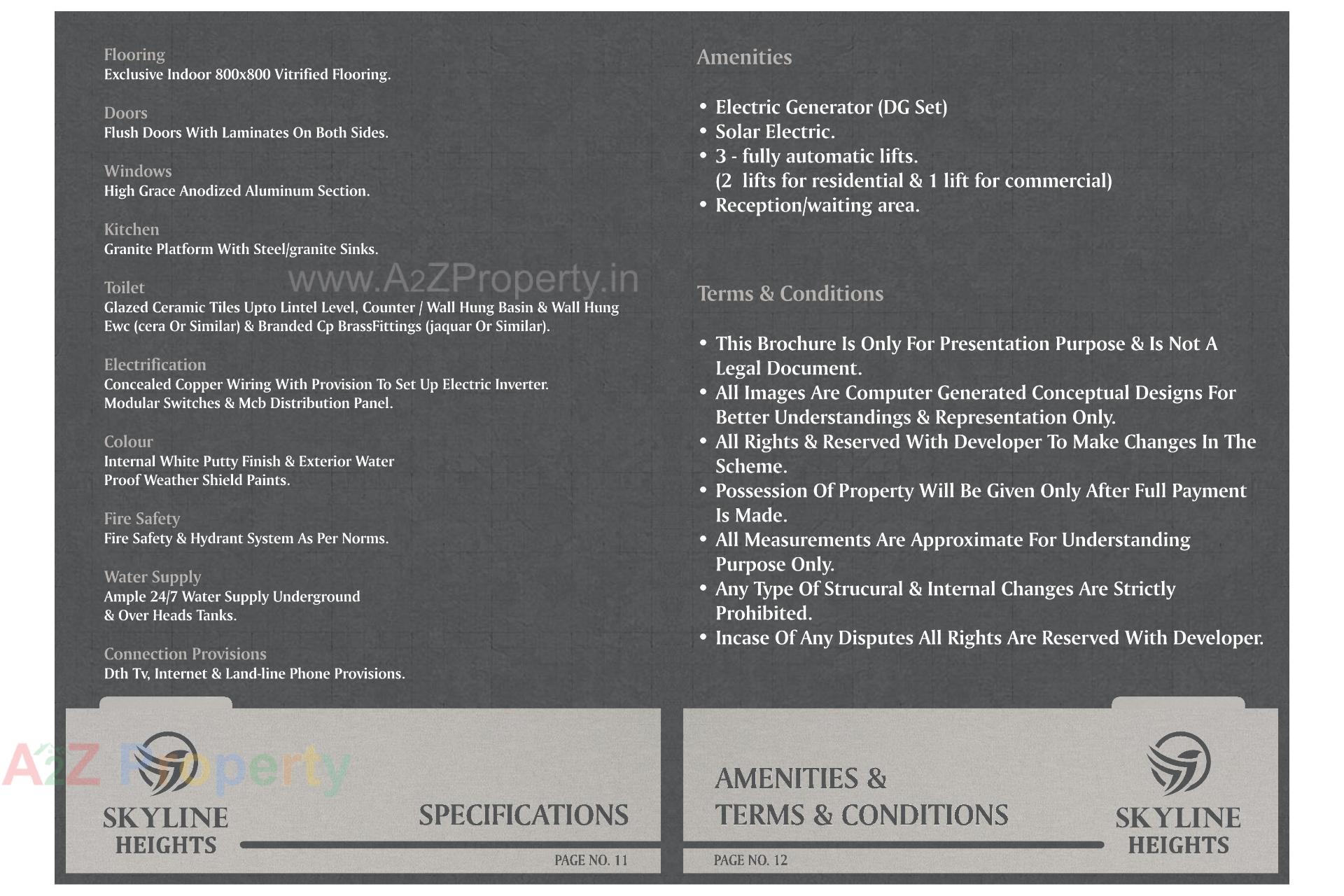  of real estate project Skyline Heights located at Bhavnagar, Bhavnagar, Gujarat