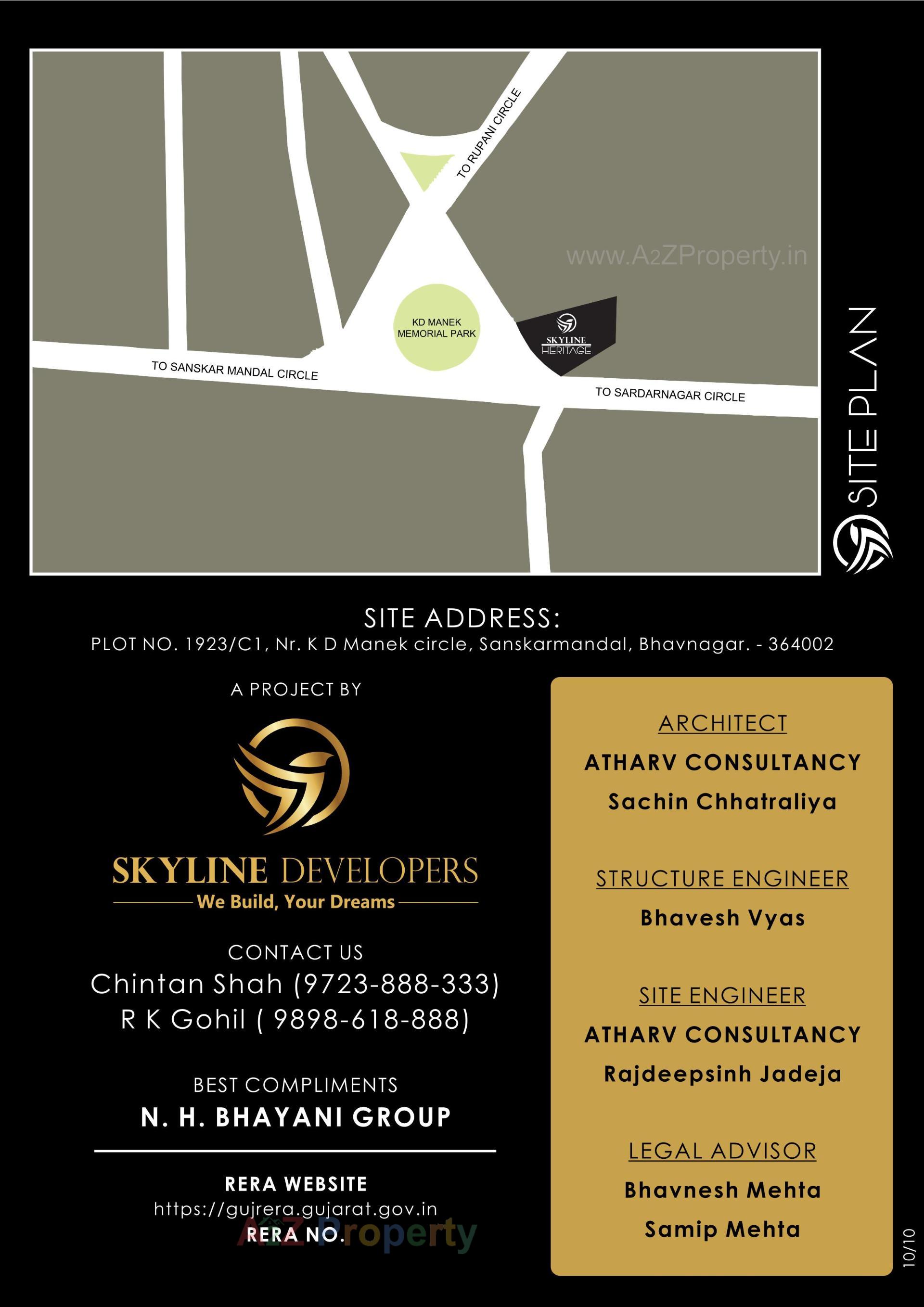  of real estate project Skyline Heritage located at Bhavnagar, Bhavnagar, Gujarat