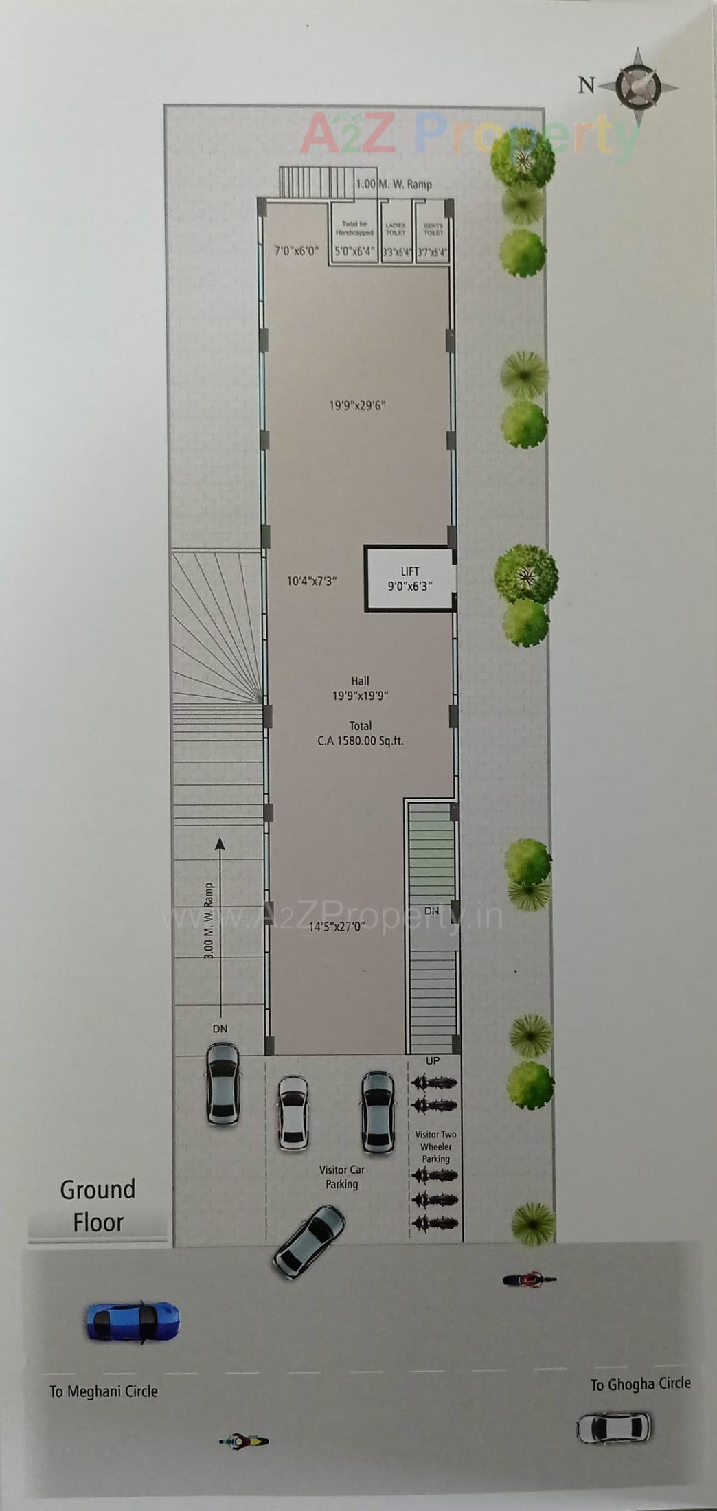 Layout of real estate project Sopan located at Bhavnagar, Bhavnagar, Gujarat
