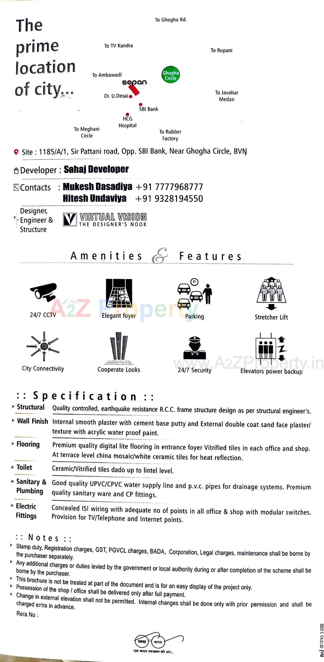  of real estate project Sopan located at Bhavnagar, Bhavnagar, Gujarat