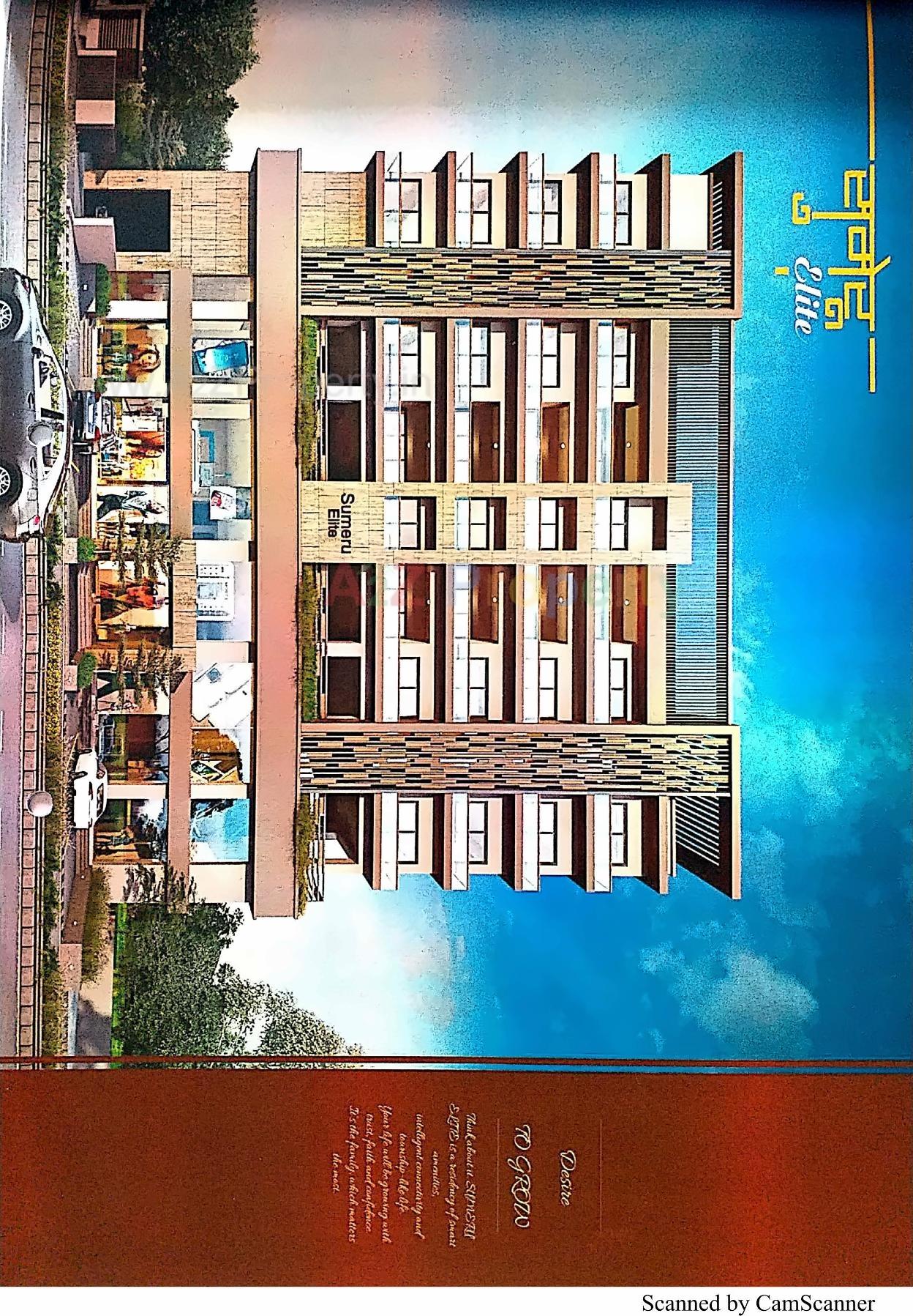 3D Elevation of real estate project Sumeru Elite located at Bhavnagar, Bhavnagar, Gujarat