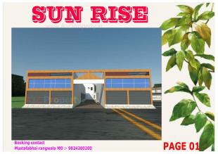 Elevation of real estate project Sunrise located at Bhavnagar, Bhavnagar, Gujarat