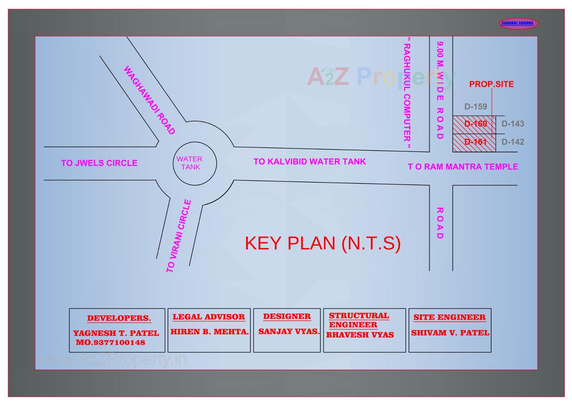  of real estate project Surabhi Square located at Vadva, Bhavnagar, Gujarat