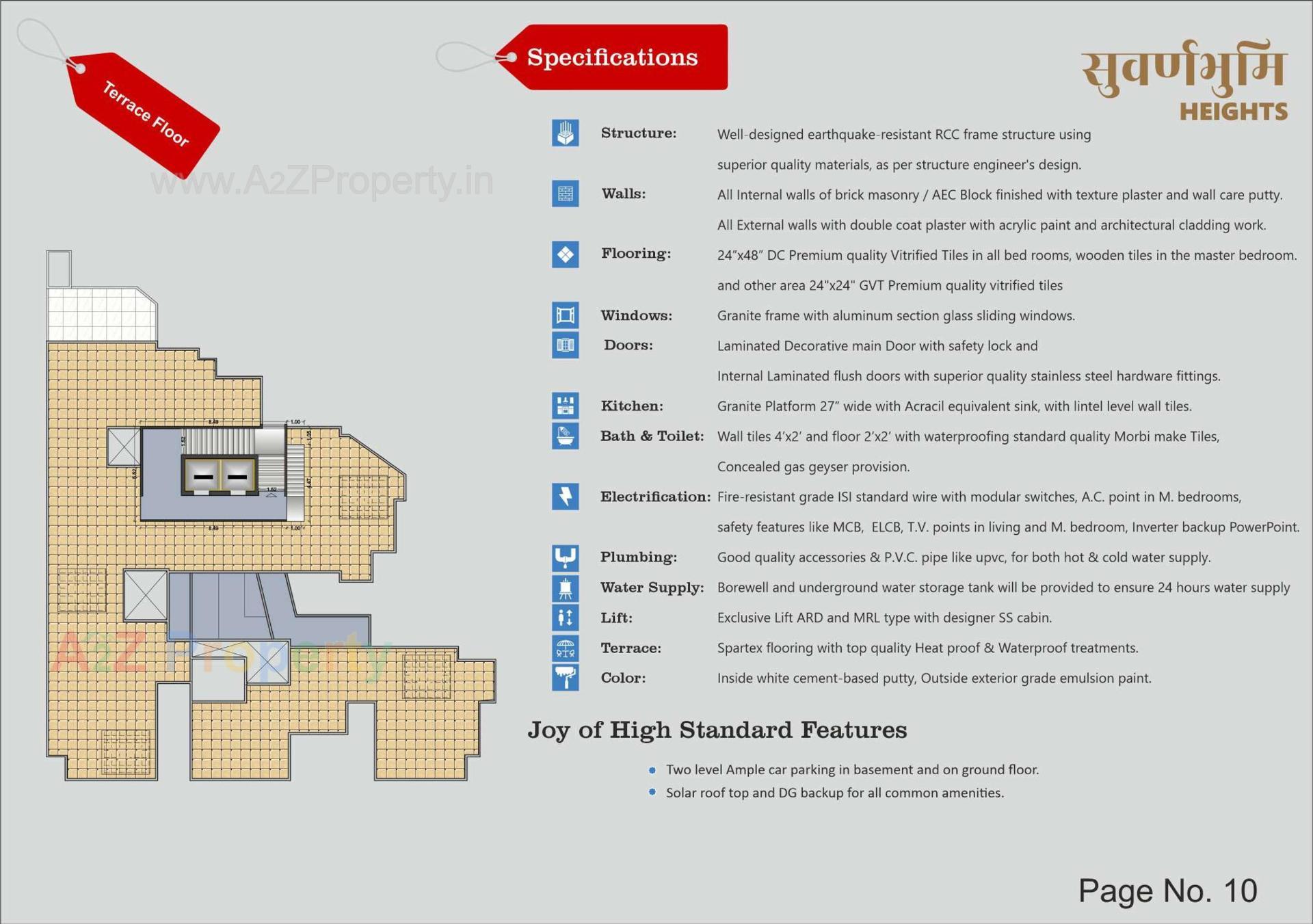  of real estate project Suvarnabhumi Heights located at Bhavnagar, Bhavnagar, Gujarat