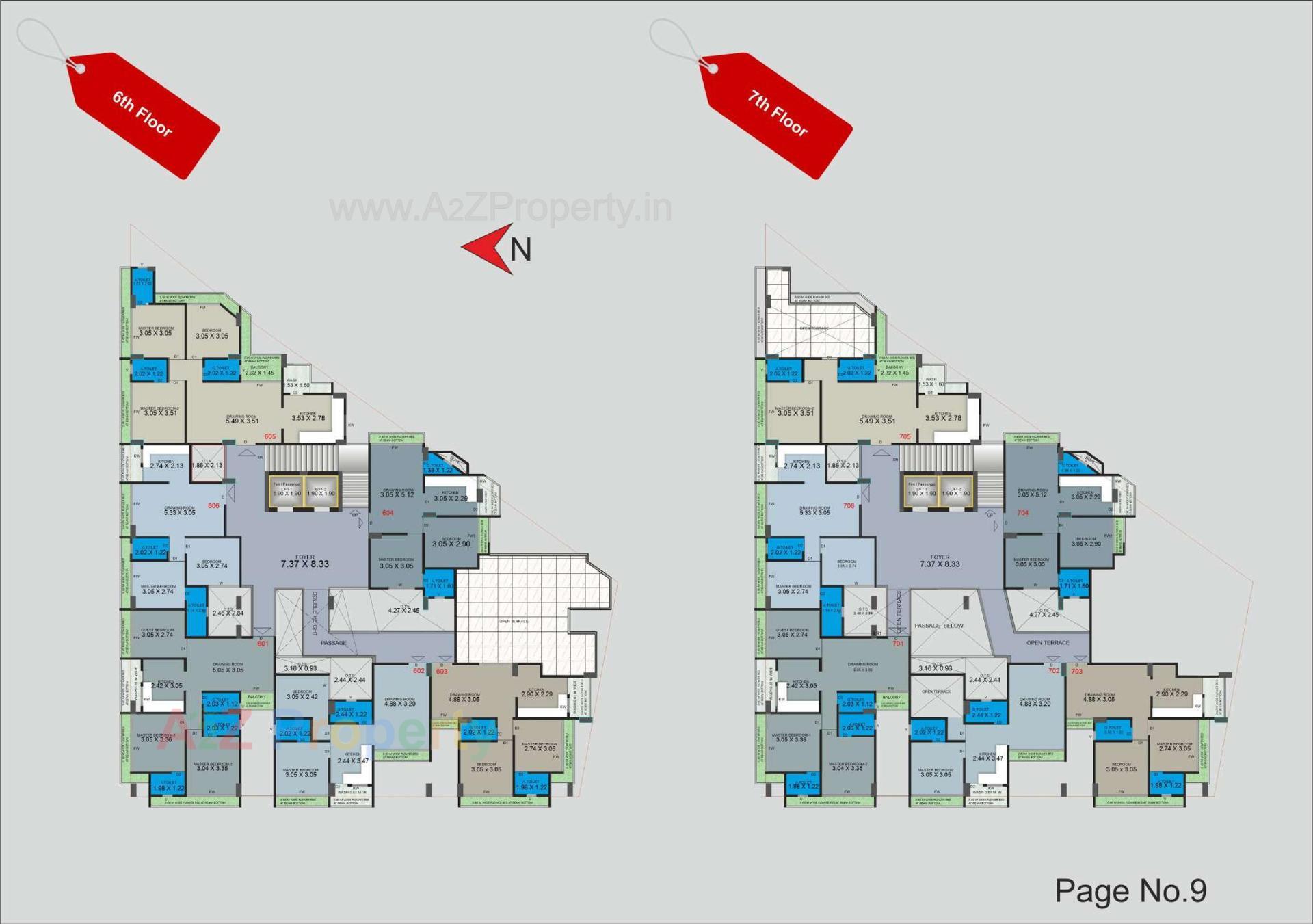 Layout of real estate project Suvarnabhumi Heights located at Bhavnagar, Bhavnagar, Gujarat