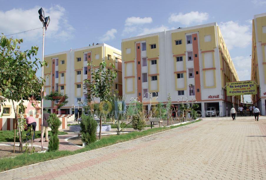 3D Elevation of real estate project Swapna Sakar located at Fulsar, Bhavnagar, Gujarat