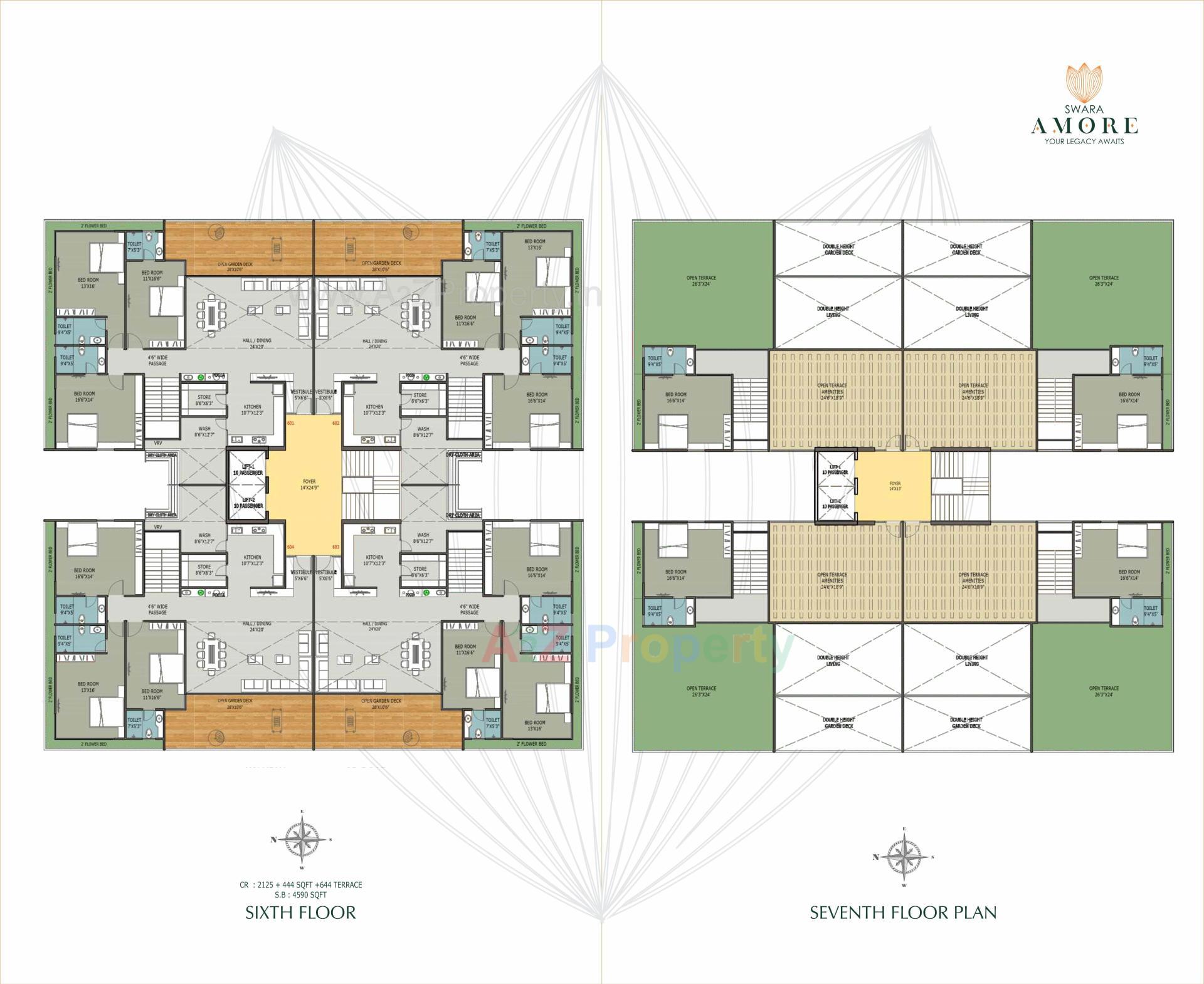 Layout of real estate project Swara Amore located at Takhteshwar, Bhavnagar, Gujarat