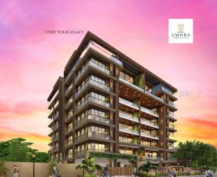 Elevation of real estate project Swara Amore located at Takhteshwar, Bhavnagar, Gujarat