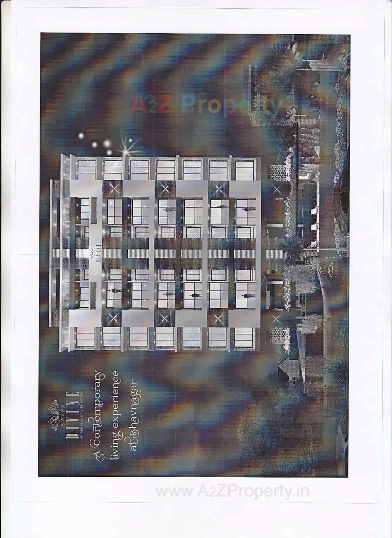 Layout of real estate project Swara Divine located at Bhavnagar, Bhavnagar, Gujarat