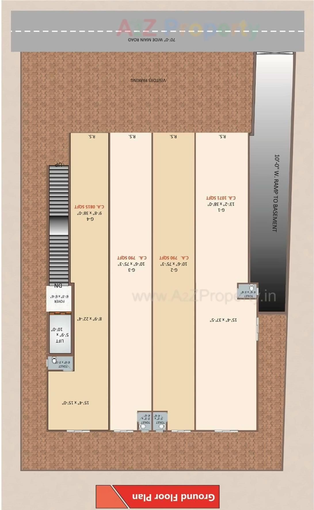 Layout of real estate project Swastik Square located at Bhavnagar, Bhavnagar, Gujarat
