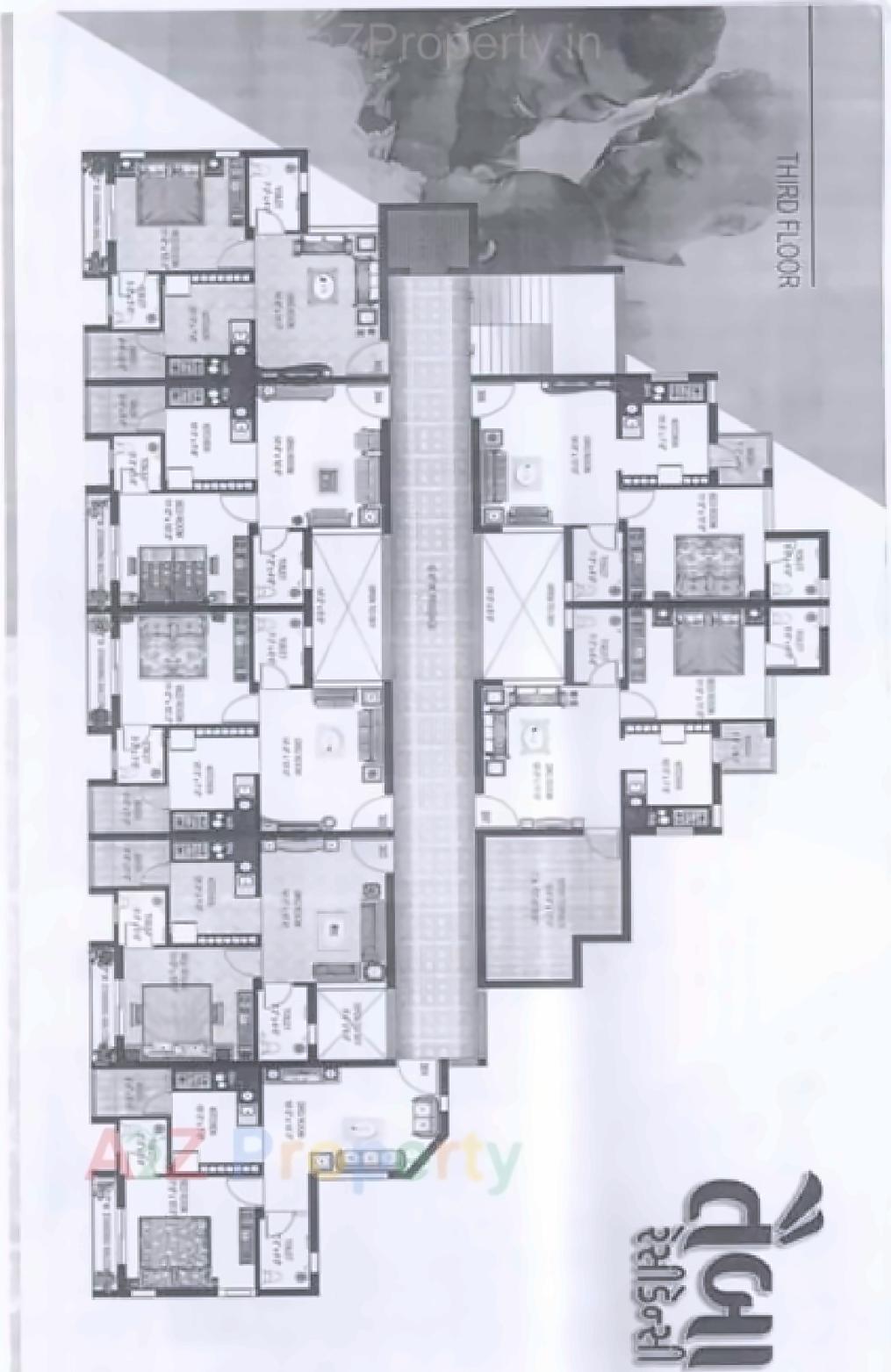 Layout of real estate project Taiba Residency located at Bhavnagar, Bhavnagar, Gujarat