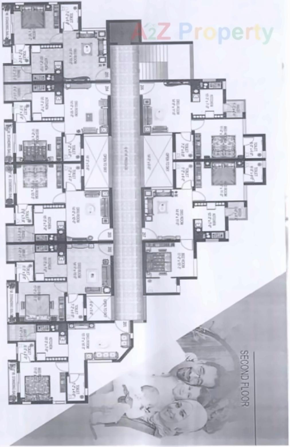Layout of real estate project Taiba Residency located at Bhavnagar, Bhavnagar, Gujarat