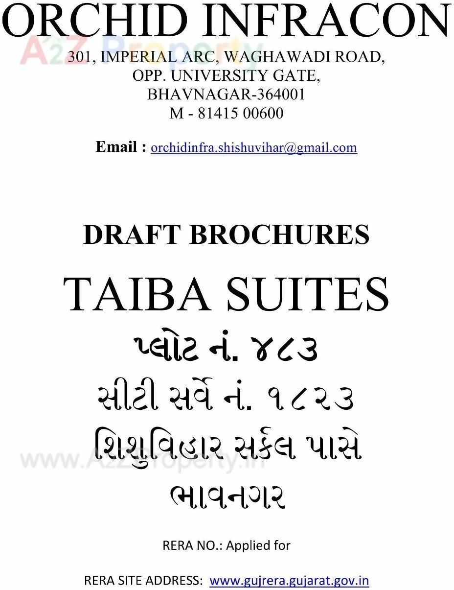  of real estate project Taiba Suites located at Bhavnagar, Bhavnagar, Gujarat