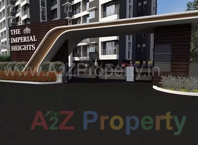 3D Elevation of real estate project The Imperial Heights located at Adhewada, Bhavnagar, Gujarat