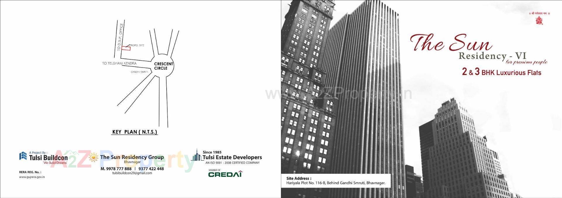  of real estate project The Sun Residency located at Bhavnagar, Bhavnagar, Gujarat