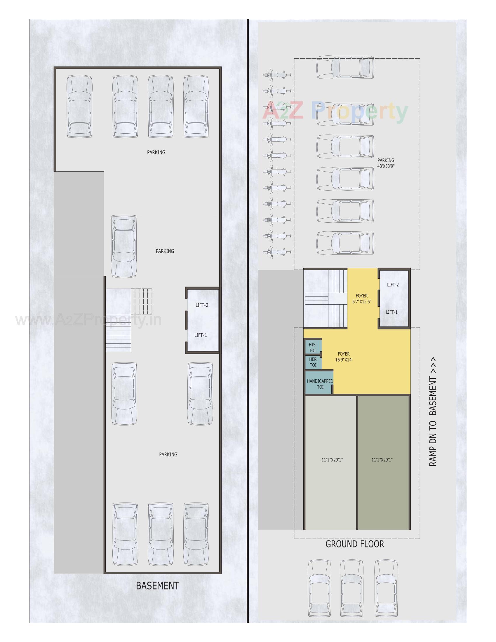 Layout of real estate project Upanishad Heights located at Bhavnagar, Bhavnagar, Gujarat